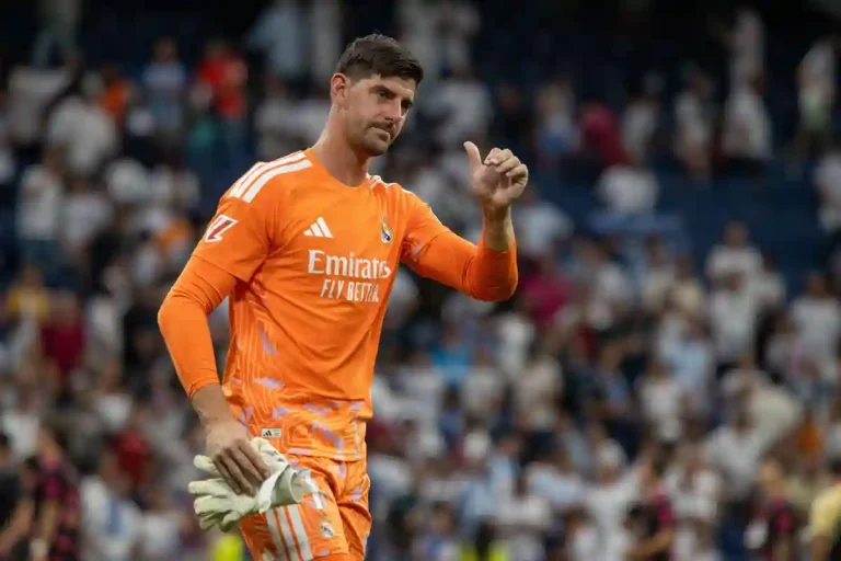 Thibaut Courtois sous le maillot du Real Madrid