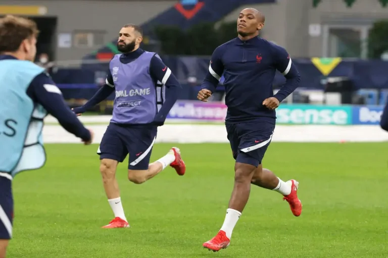 Anthony Martial sous les couleurs de la France ©Alamy