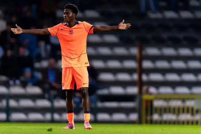 Baba Kourouma avec le Barça