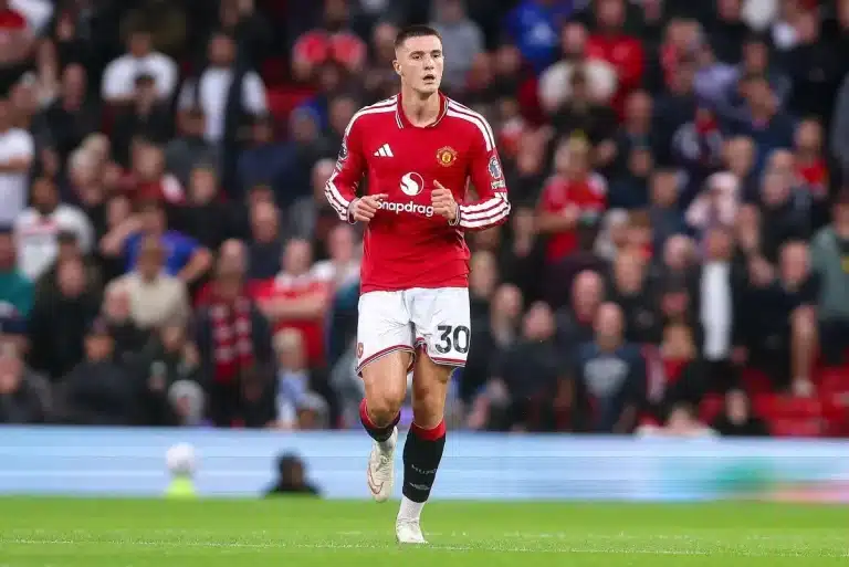 Benjamin Sesko sous le maillot de Manchester United