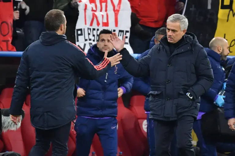 Hansi Flick - José Mourinho ©Alamy
