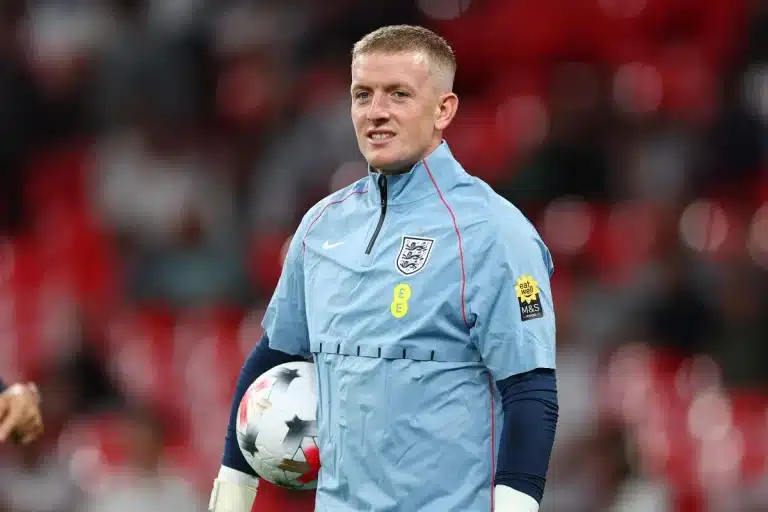 Jordan Pickford avec l'Angleterre