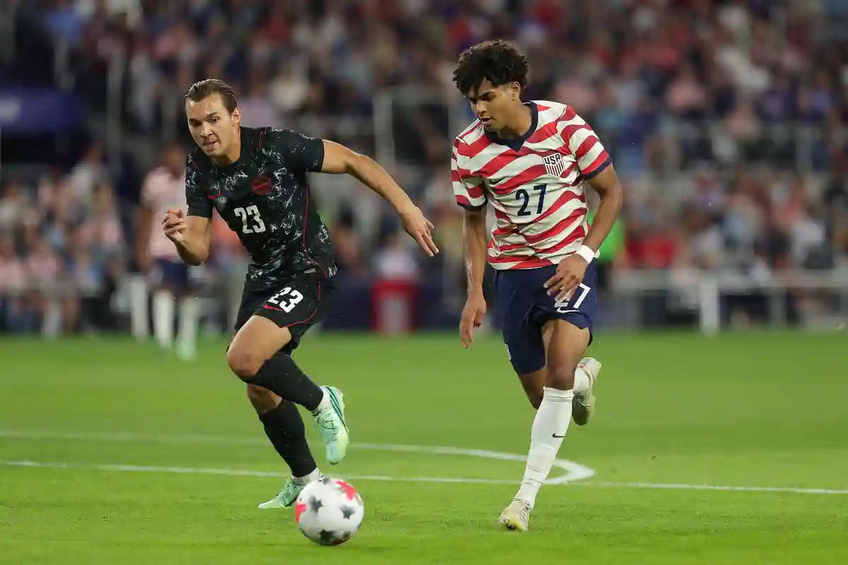 Mathis Albert sous le maillot des USA