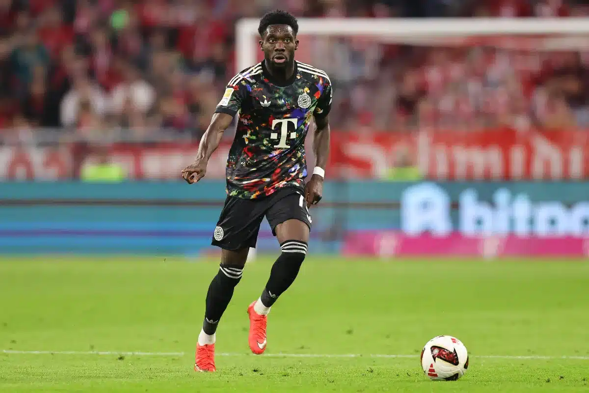 Alphonso Davies sous le maillot du Bayern Munich