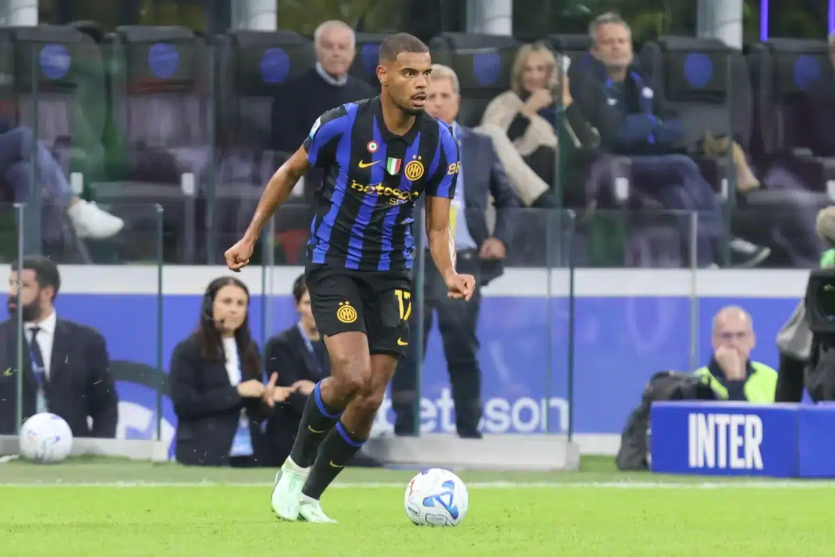 Andy Diouf sous le maillot de l'Inter Milan