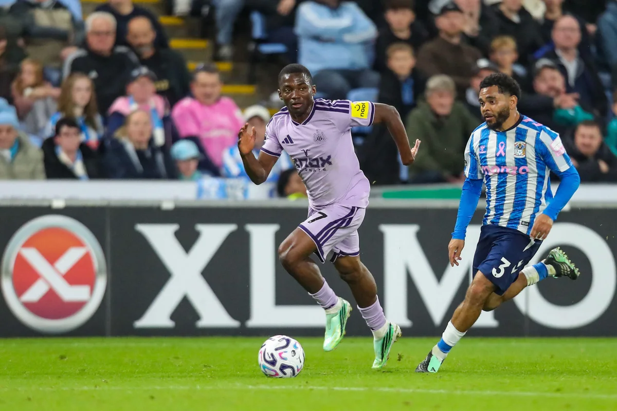 Bazoumana Touré sous le maillot de Newcastle