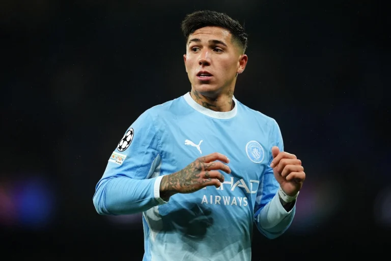Enzo Fernández sous le maillot de Manchester City