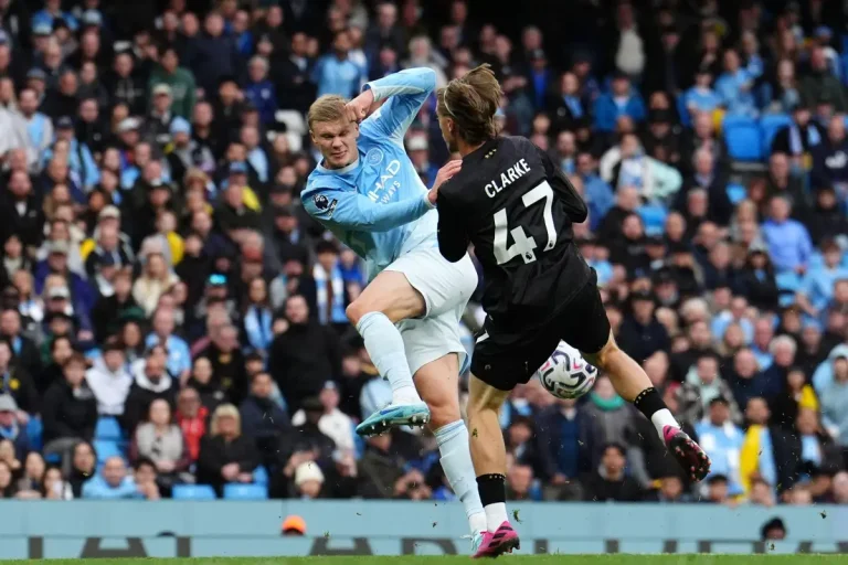 Erling Haaland sous le maillot de Manchester City