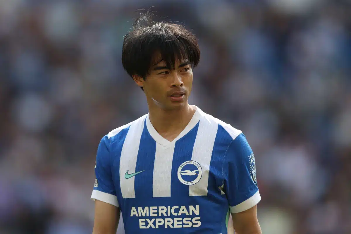 Kaoru Mitoma sous le maillot de Brighton