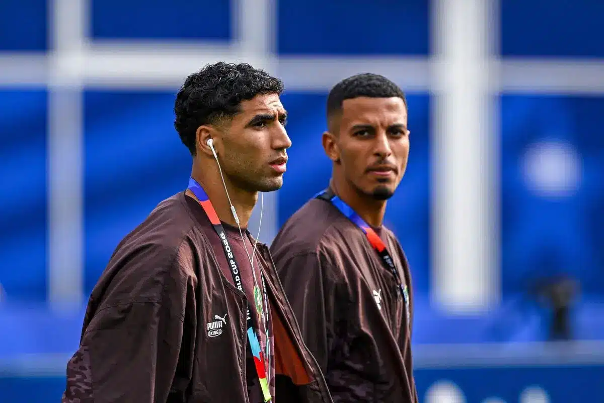 Le joli geste d'Achraf Hakimi à Azzedine Ounahi après son opération