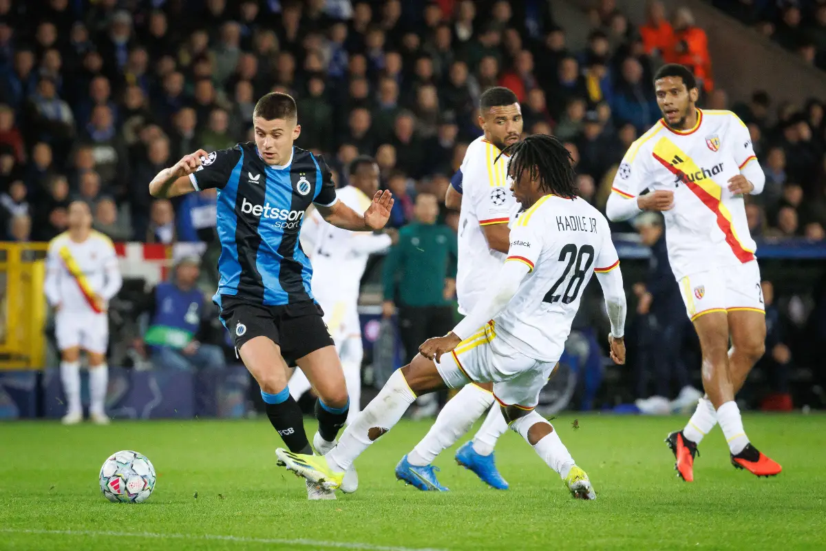Nicolò Tresoldi sous le maillot du Club Bruges