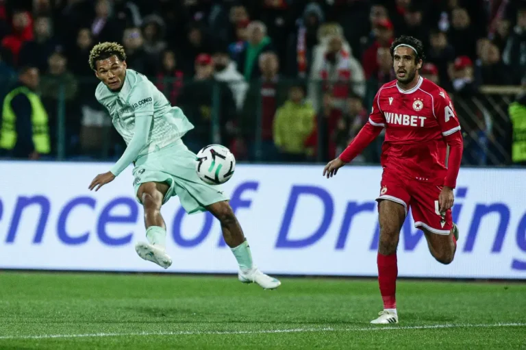 Paris Brunner sous le maillot de l'AS Monaco