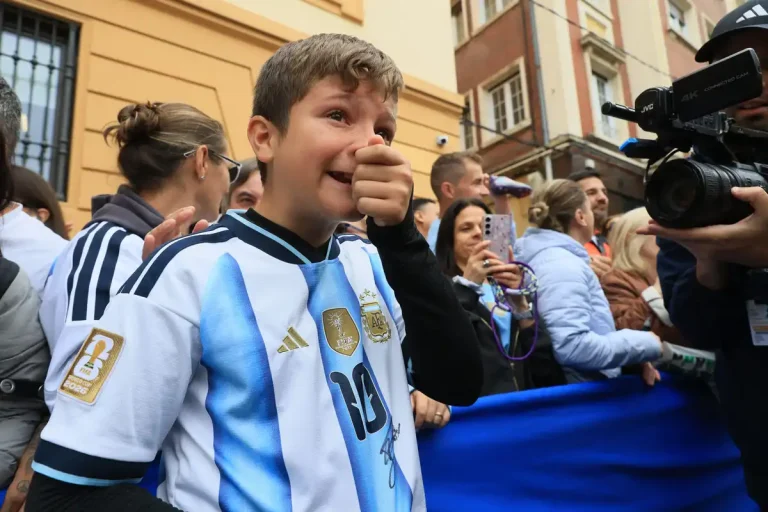 Un fan de Lionel Messi ©Alamy