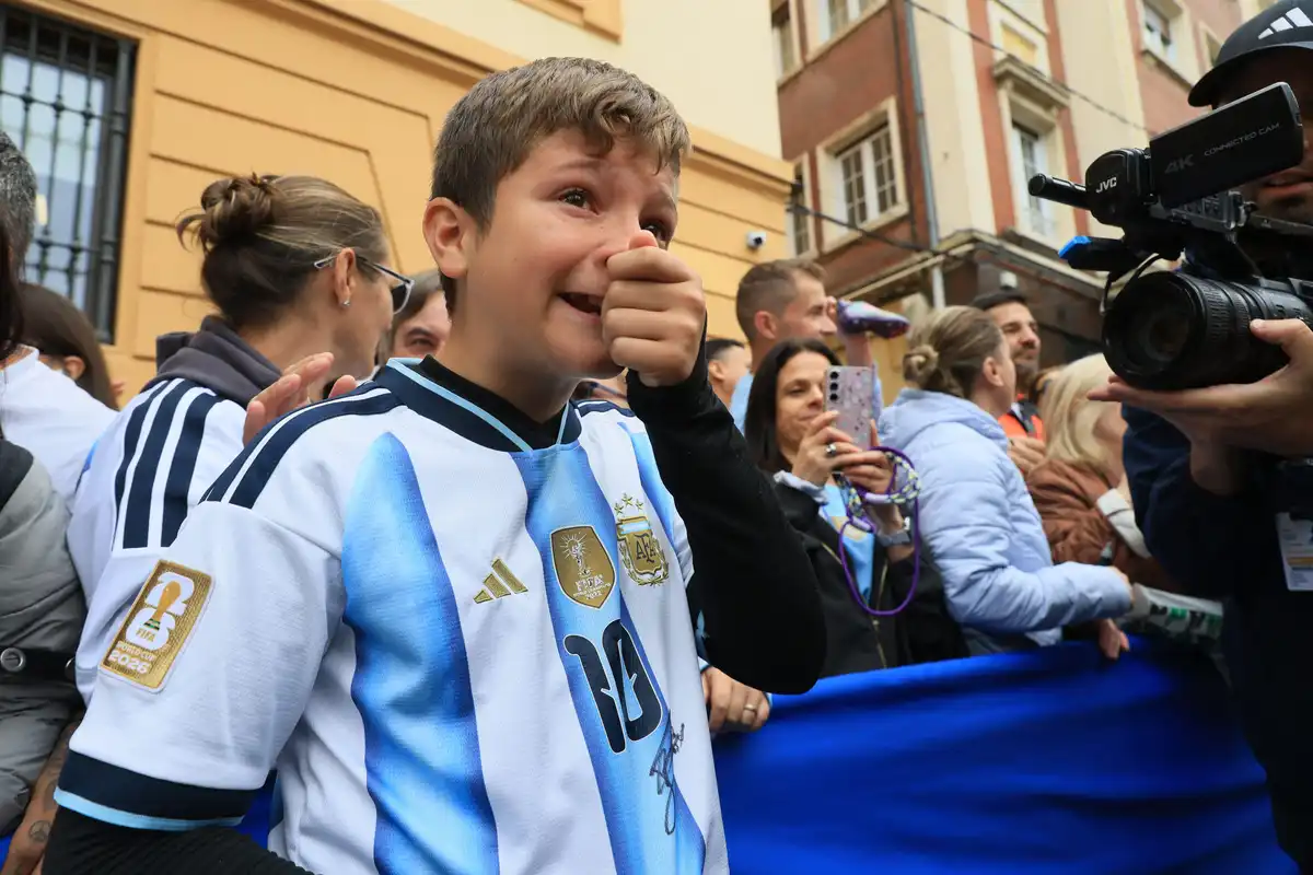 Un fan de Lionel Messi ©Alamy