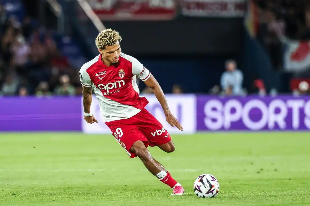 Paris Brunner sous le maillot de l'AS Monaco @Alamy