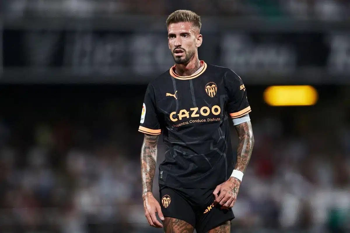 Samu Castillejo lors de son passage à Valence @Alamy