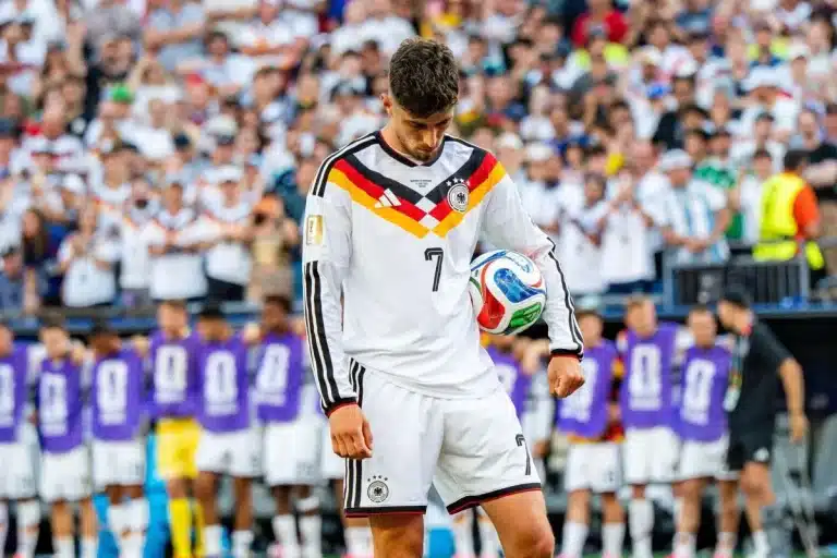 Kai Havertz avec le maillot allemand @Alamy